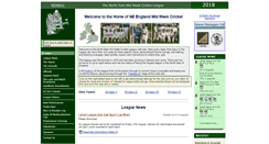 Desktop Screenshot of midweekcricket.com